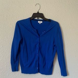 Bright Blue Crown and Ivy Cardigan